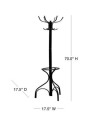 new-homecraft-furniture-coat-rack-contemporary-black-w-12-hook-small-3