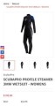 new-scubapro-profile-steamer-3mm-womens-wetsuit-size-m-small-0