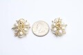 14k-yellow-gold-fancy-cluster-diamond-pearl-earrings-14-grams-small-0
