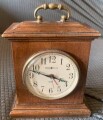 vintage-howard-miller-square-wooden-mantel-clock-battery-operated-small-1