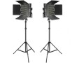 2-pieces-bi-color-660-led-video-light-and-stand-kit-small-2
