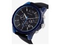 new-armani-exchange-ax-mens-blue-black-silicone-quartz-sport-small-0