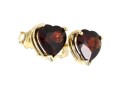 beautiful-14k-solid-yellow-gold-heart-shape-garnet-ear-studs-small-0