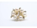 14k-yellow-gold-fancy-cluster-diamond-pearl-earrings-14-grams-small-4