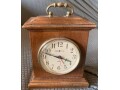 vintage-howard-miller-square-wooden-mantel-clock-battery-operated-small-1