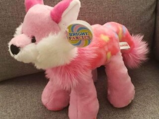 new-sherbet-fox-aurora-world-bright-fancies-plush-pink-stuffed