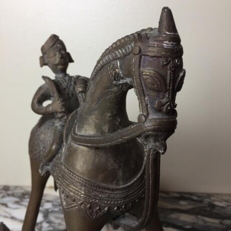 vintage-large-bronzework-king-on-horse-sculpture-big-0