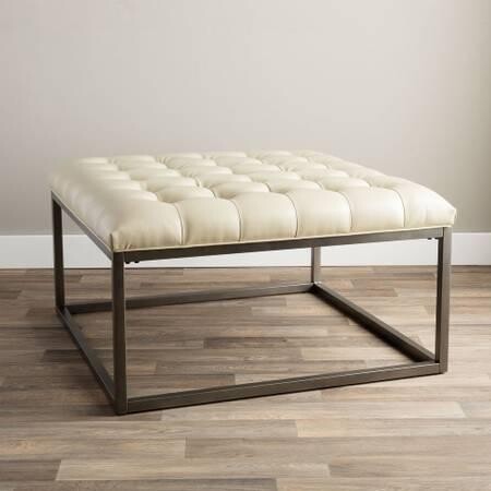 tufted-leather-cocktail-ottoman-cream-white-with-grey-frame-big-0