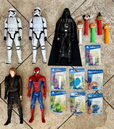 various-action-figures-toys-and-pez-dispensers-big-0