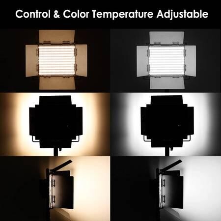 2-pieces-bi-color-660-led-video-light-and-stand-kit-big-0