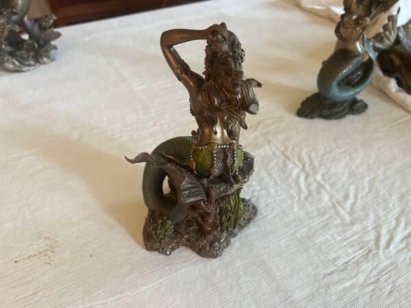 4-bronze-look-statues-of-mermaids-and-nautical-fantasy-figurines-big-7