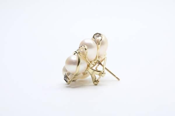14k-yellow-gold-fancy-cluster-diamond-pearl-earrings-14-grams-big-6