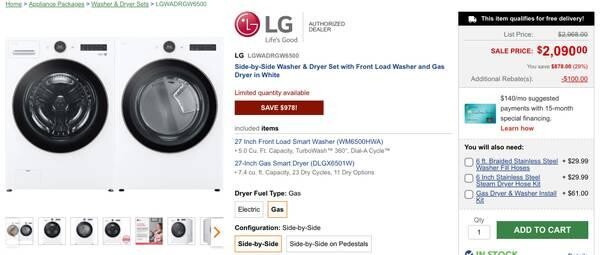 lg-smart-50-cu-ftsteam-washer-and-gas-74-cu-ftdryer-set-new-big-0