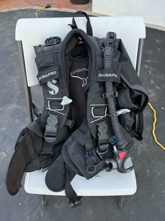 scubapro-knighthawk-dive-bc-size-s-with-air2-inflatorregulator-big-3